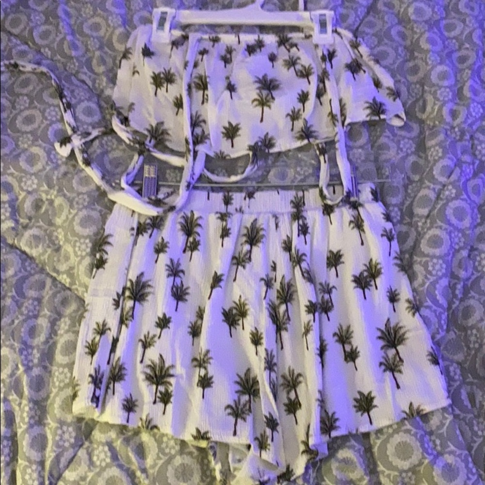 Two piece shorts top